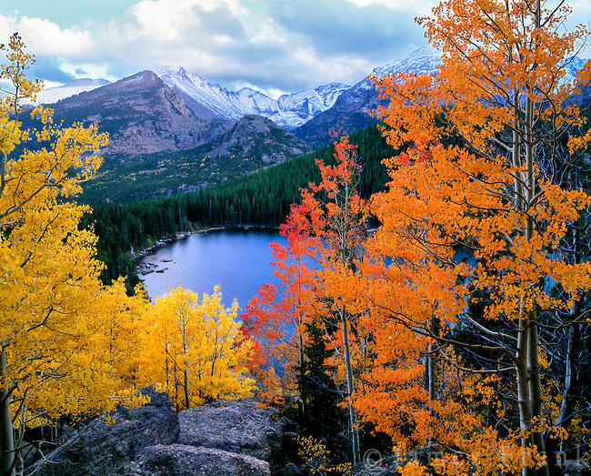 autumn evening above Bear Lake